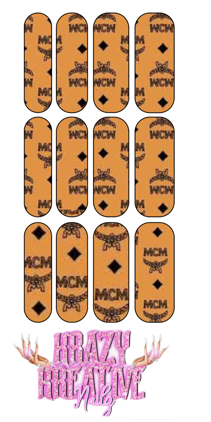 MCM Waterslide Nail Decal