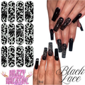 BLACK LACE-KRAZYKREATIVENAILZ