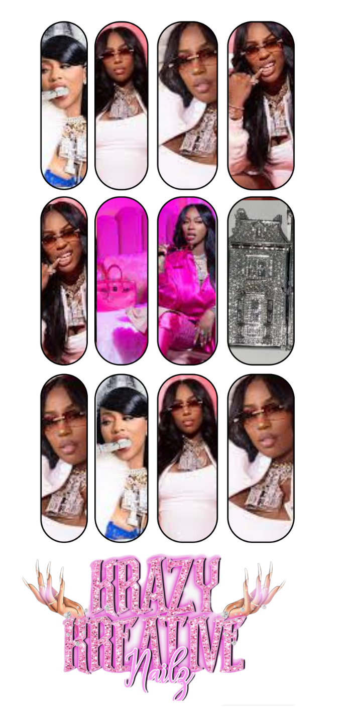 KD Waterslide Nail Decal