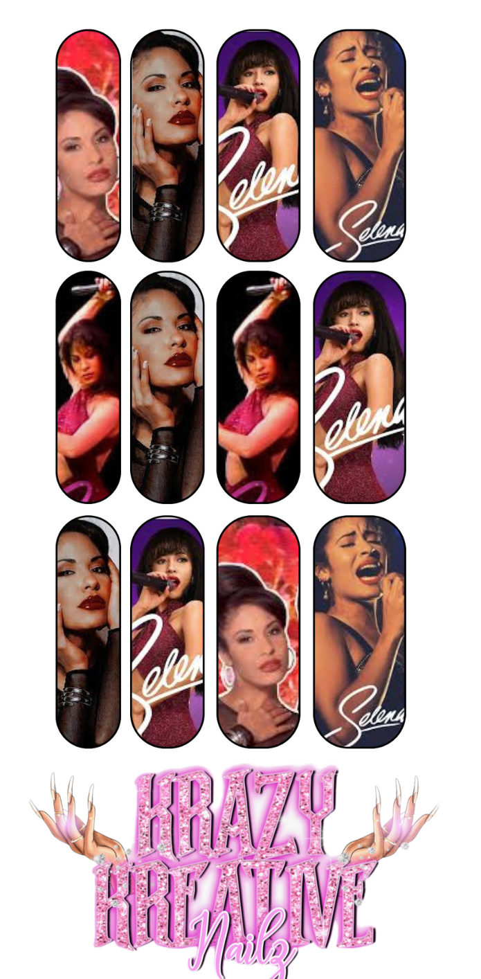 SELENA WATERSLIDE DECAL